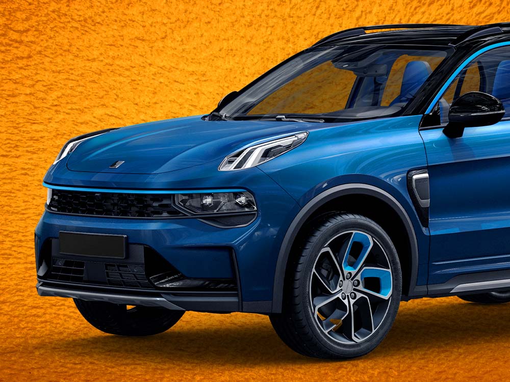Lynk & Co blue car 01