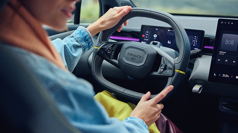 Woman driving